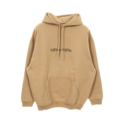 NEW COPYRIGHT ミディアムフィット フーディー プルオーバーパーカー コットン ベージュ バレンシアガ トップス BALENCIAGA