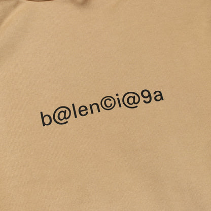 NEW COPYRIGHT ミディアムフィット フーディー プルオーバーパーカー コットン ベージュ バレンシアガ トップス BALENCIAGA