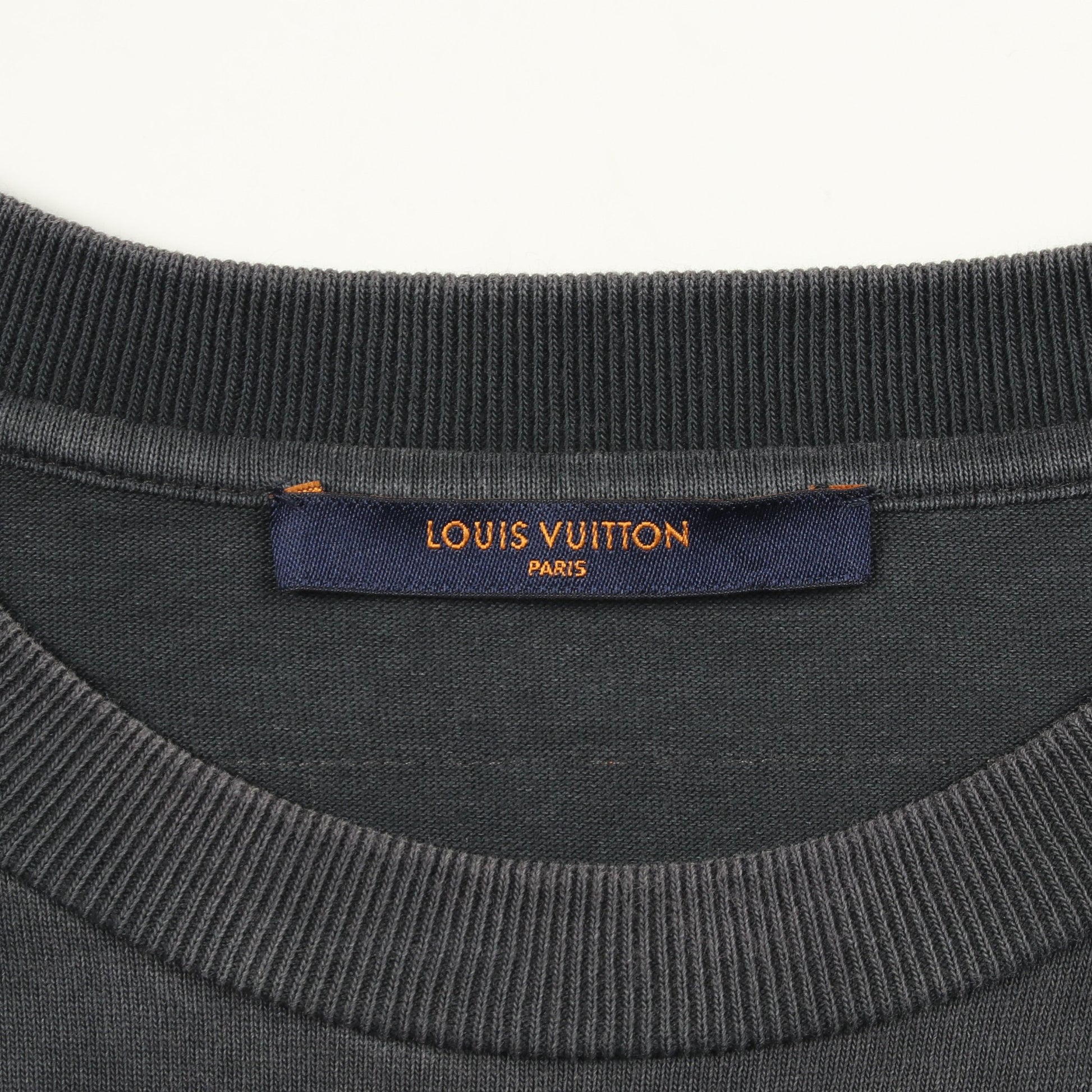インサイドアウト STAPLES EDITION オーバーサイズ 半袖Tシャツ クルーネック コットン グレー ルイヴィトン トップス LOUIS VUITTON