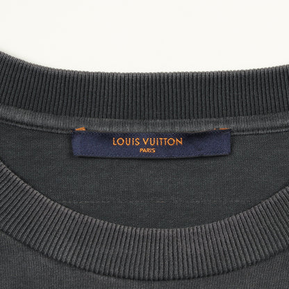 インサイドアウト STAPLES EDITION オーバーサイズ 半袖Tシャツ クルーネック コットン グレー ルイヴィトン トップス LOUIS VUITTON