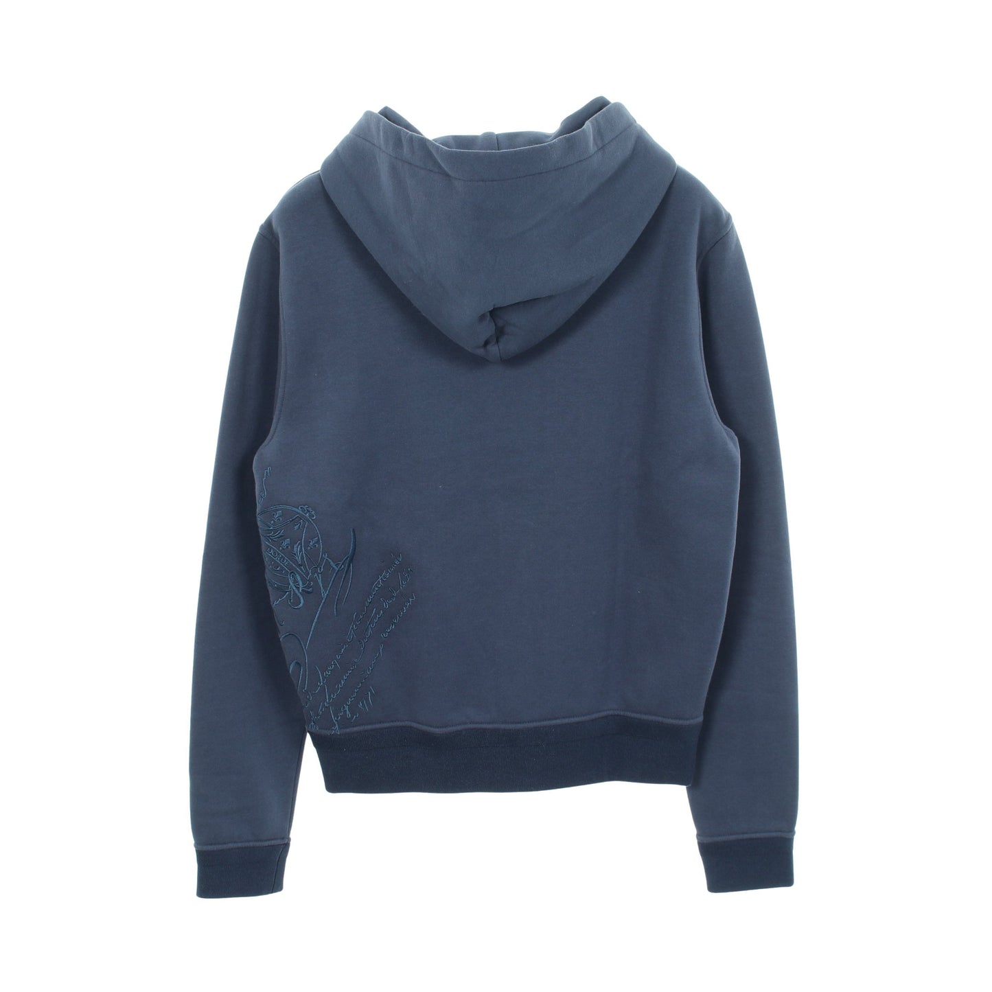 ジップアップパーカー コットン ネイビー 裏起毛 ベルルッティ トップス Berluti