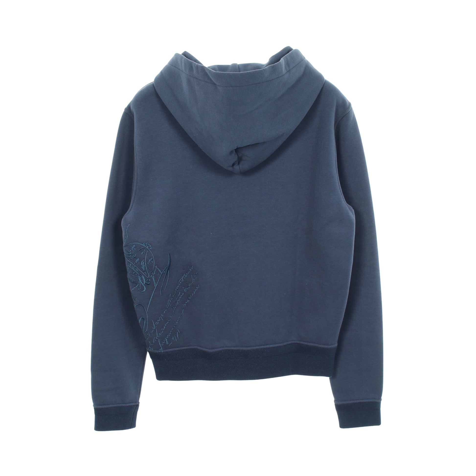 ジップアップパーカー コットン ネイビー 裏起毛 ベルルッティ トップス Berluti