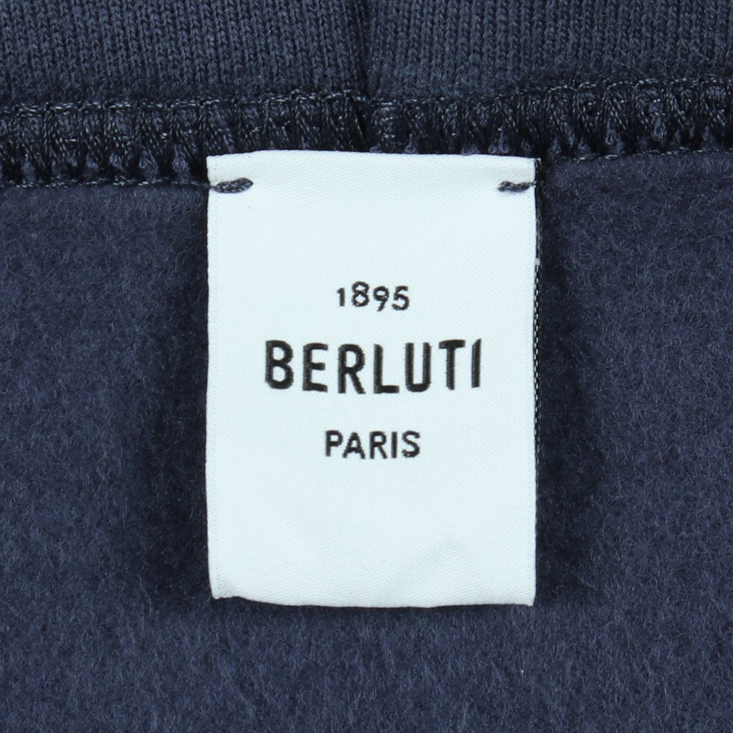 ジップアップパーカー コットン ネイビー 裏起毛 ベルルッティ トップス Berluti