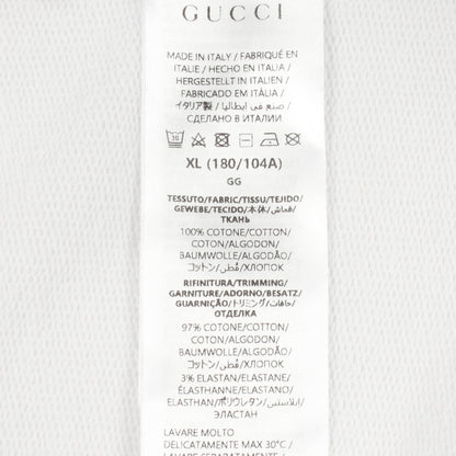インターロッキングG スウェットシャツ クルーネック コットン ホワイト グッチ トップス GUCCI