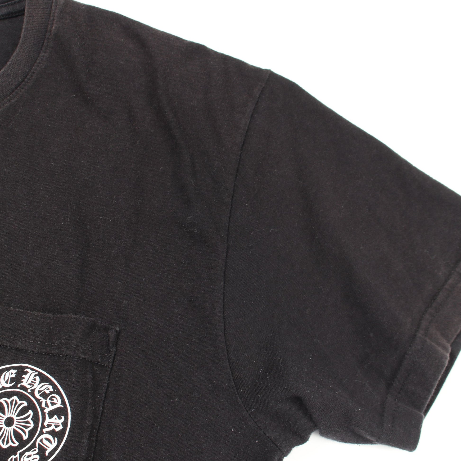 THE HEROES PROJECT 半袖Tシャツ クルーネック バックプリント コットン ブラック クロムハーツ トップス Chrome Hearts