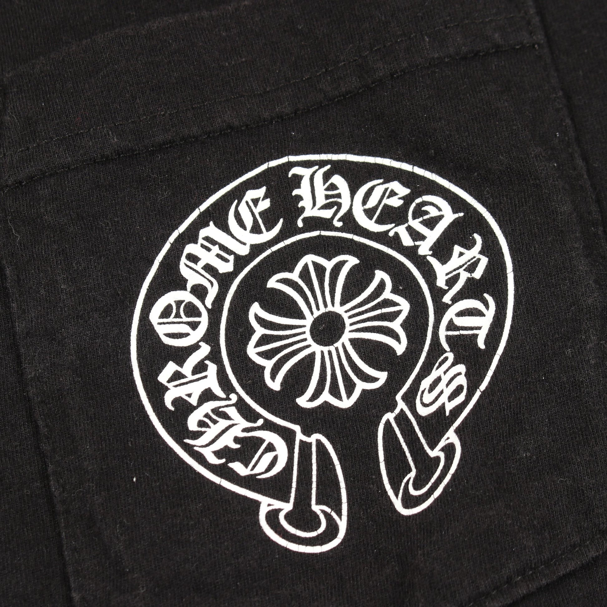 THE HEROES PROJECT 半袖Tシャツ クルーネック バックプリント コットン ブラック クロムハーツ トップス Chrome Hearts