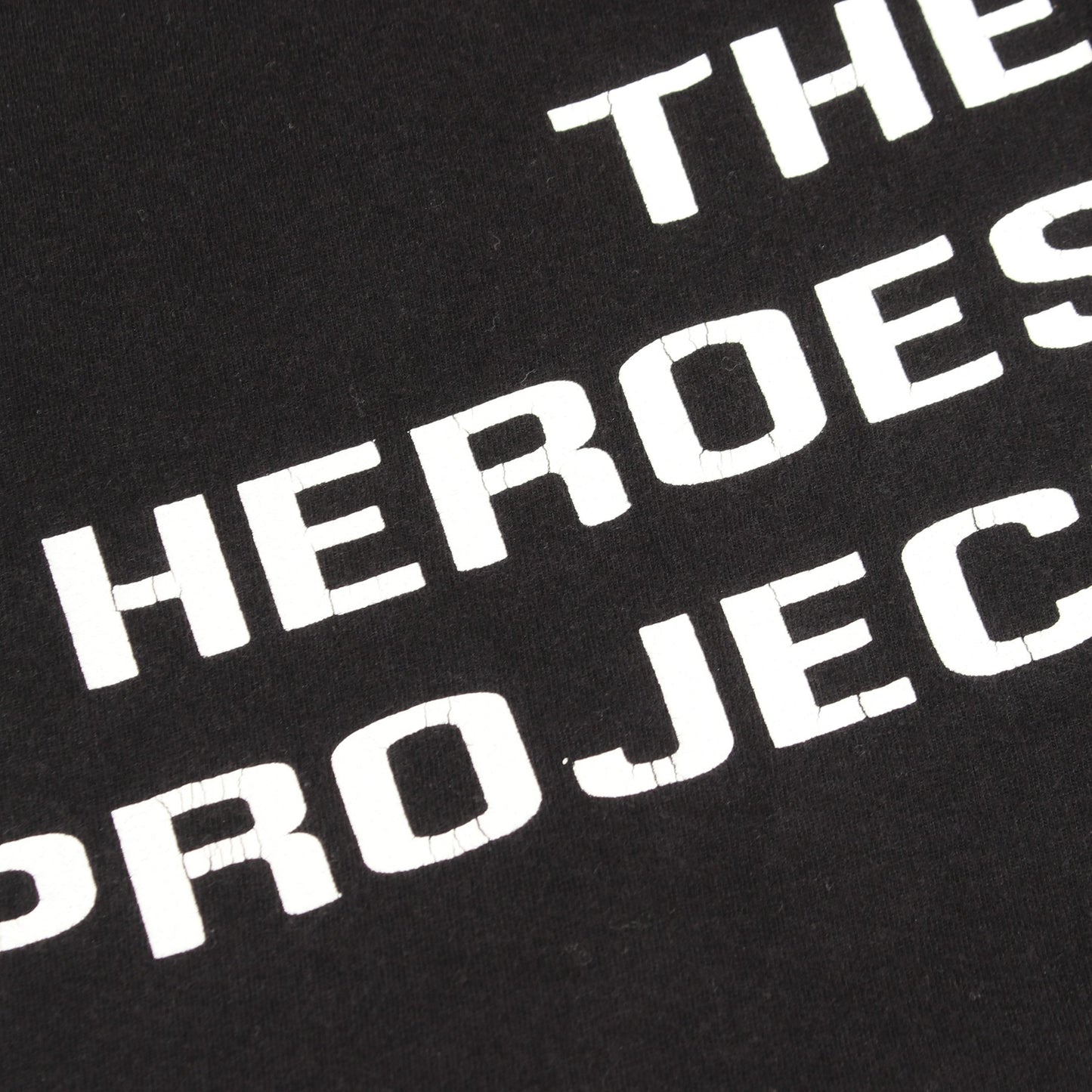 THE HEROES PROJECT 半袖Tシャツ クルーネック バックプリント コットン ブラック クロムハーツ トップス Chrome Hearts