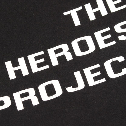 THE HEROES PROJECT 半袖Tシャツ クルーネック バックプリント コットン ブラック クロムハーツ トップス Chrome Hearts