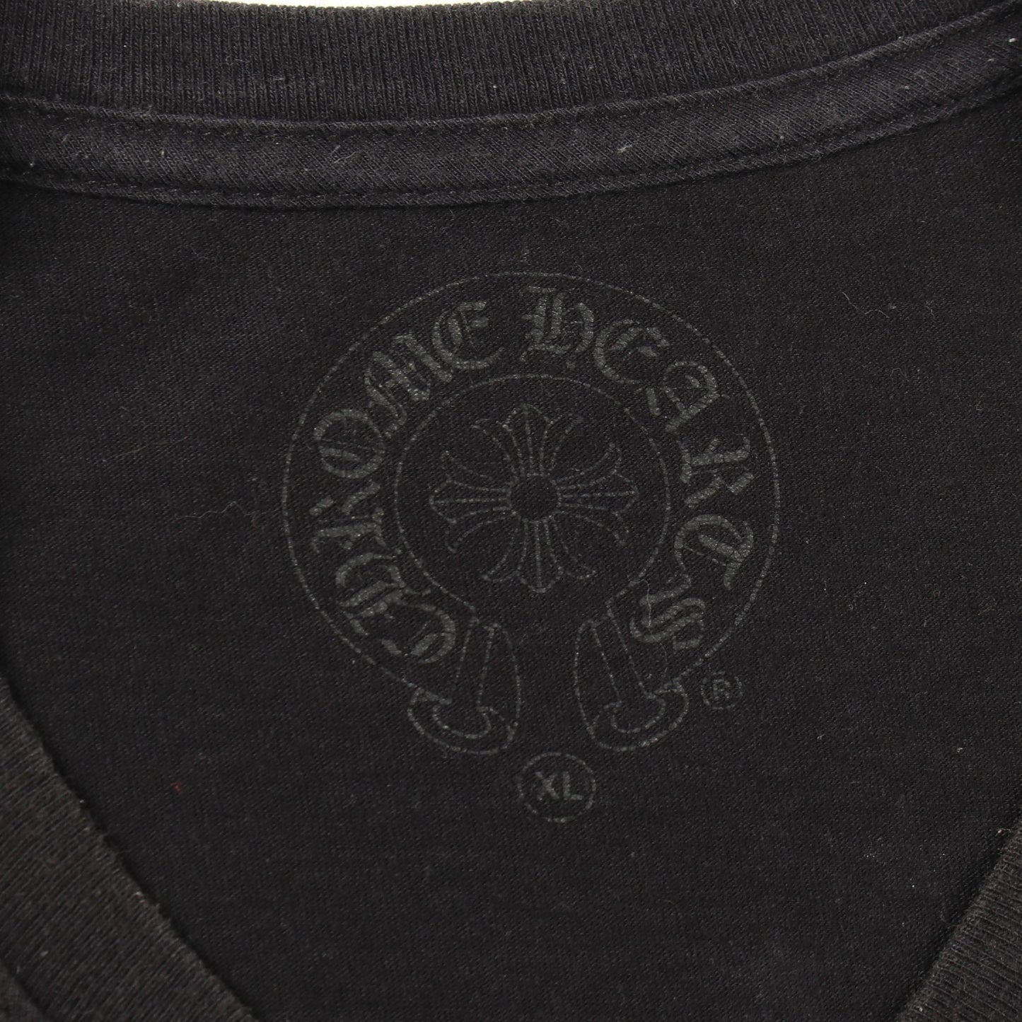 THE HEROES PROJECT 半袖Tシャツ クルーネック バックプリント コットン ブラック クロムハーツ トップス Chrome Hearts