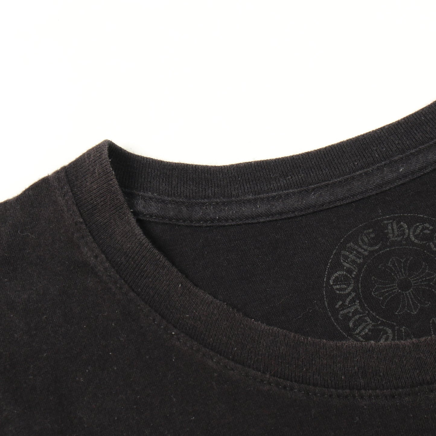 THE HEROES PROJECT 半袖Tシャツ クルーネック バックプリント コットン ブラック クロムハーツ トップス Chrome Hearts