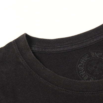 THE HEROES PROJECT 半袖Tシャツ クルーネック バックプリント コットン ブラック クロムハーツ トップス Chrome Hearts