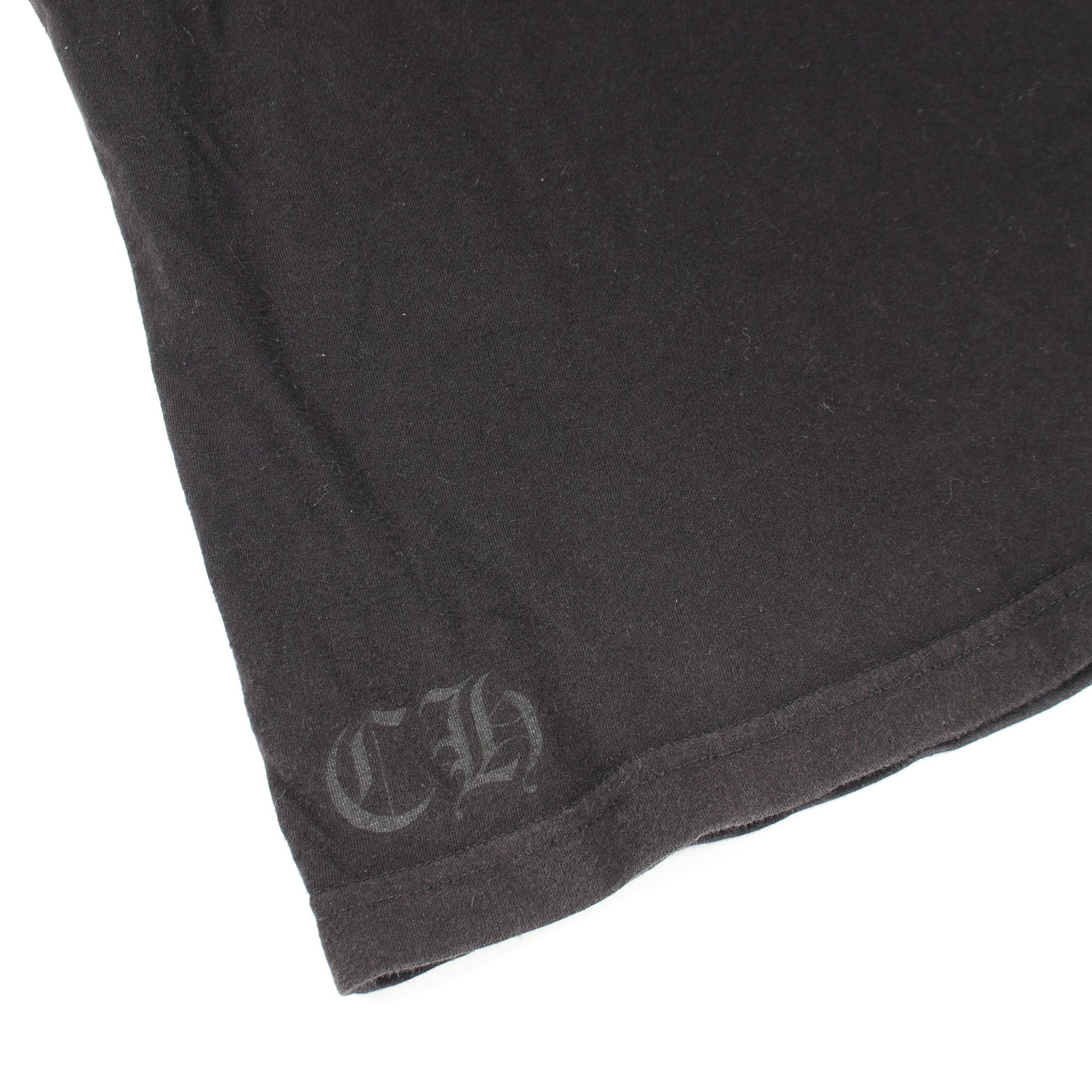 THE HEROES PROJECT 半袖Tシャツ クルーネック バックプリント コットン ブラック クロムハーツ トップス Chrome Hearts