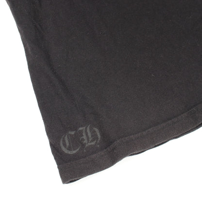 THE HEROES PROJECT 半袖Tシャツ クルーネック バックプリント コットン ブラック クロムハーツ トップス Chrome Hearts