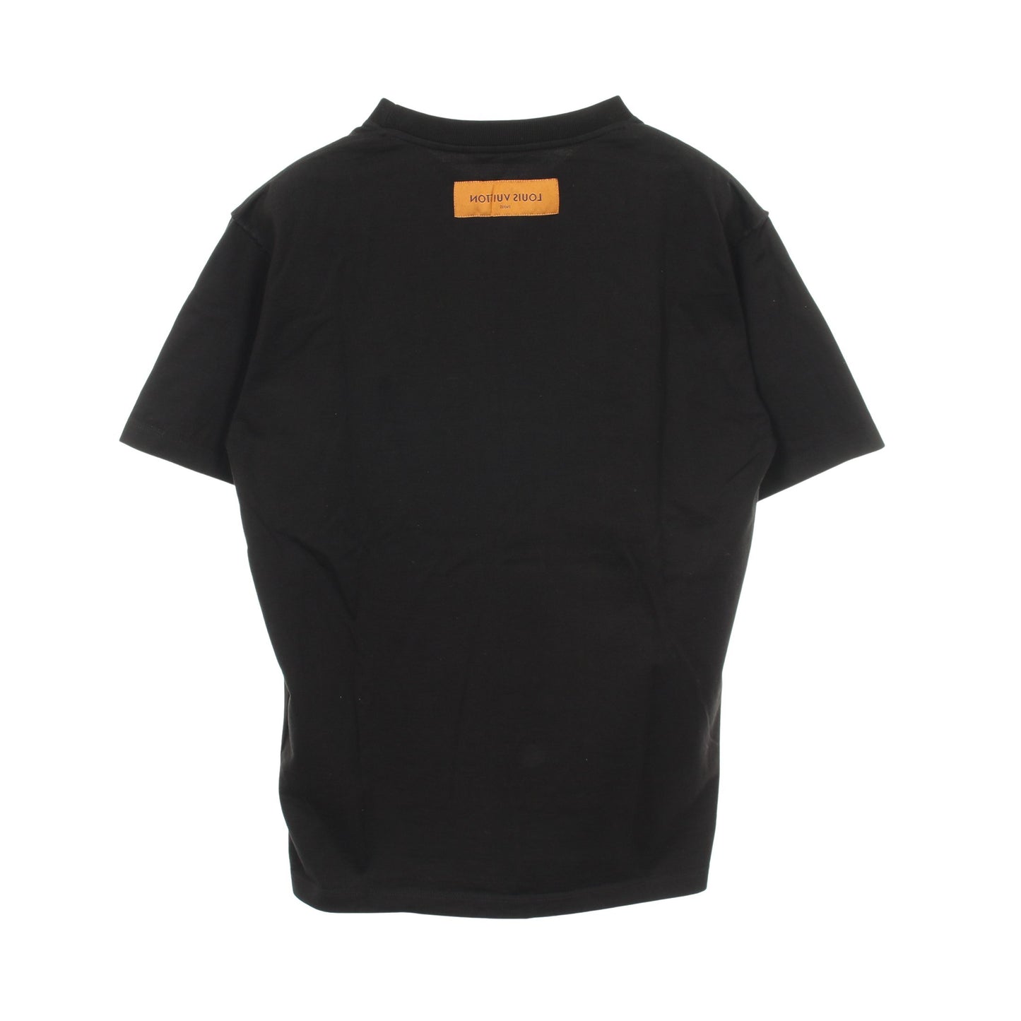 LVカートゥーン 半袖Tシャツ クルーネック コットン ブラック ルイヴィトン トップス LOUIS VUITTON