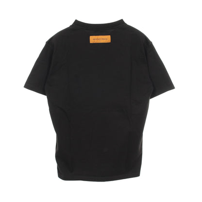 LVカートゥーン 半袖Tシャツ クルーネック コットン ブラック ルイヴィトン トップス LOUIS VUITTON
