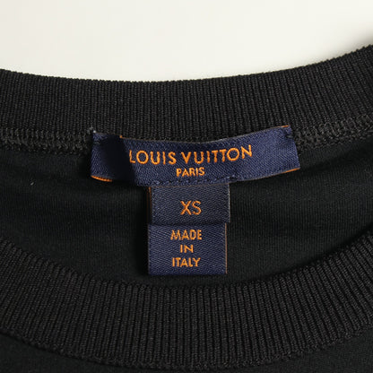 ワンピース 半袖 チェーン柄 コットン ブラック ホワイト ルイヴィトン ワンピース LOUIS VUITTON