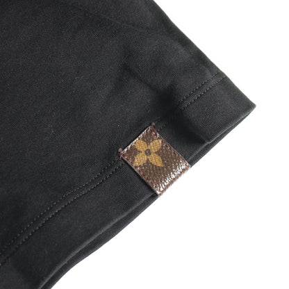 ワンピース 半袖 チェーン柄 コットン ブラック ホワイト ルイヴィトン ワンピース LOUIS VUITTON