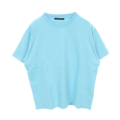 インサイドアウト 半袖Tシャツ クルーネック コットン ライトブルー ルイヴィトン トップス LOUIS VUITTON