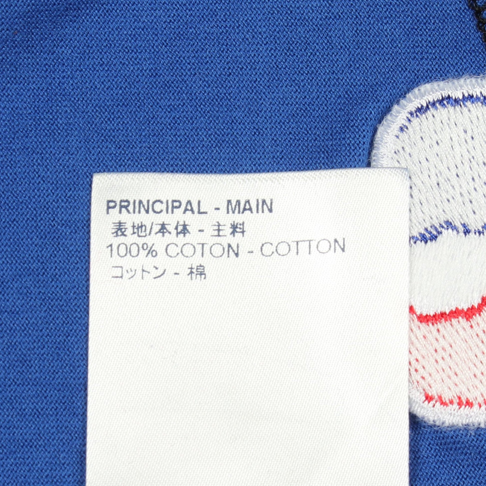 LOUIS VUITTON × NBA 半袖Tシャツ クルーネック コットン ブルー ブラック ルイヴィトン トップス LOUIS VUITTON