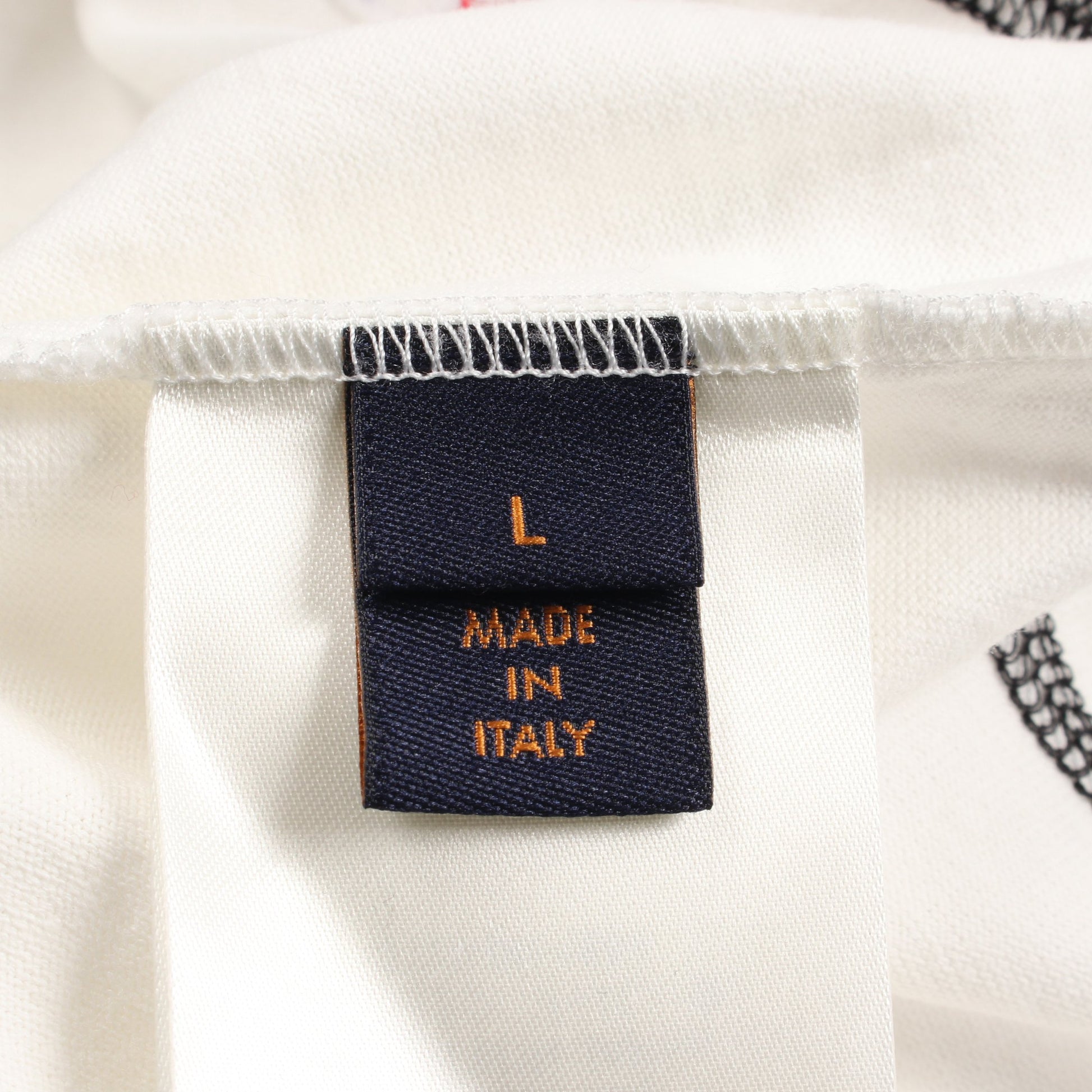LOUIS VUITTON × NBA ステッチデザイン 半袖Tシャツ コットン ホワイト ルイヴィトン トップス LOUIS VUITTON