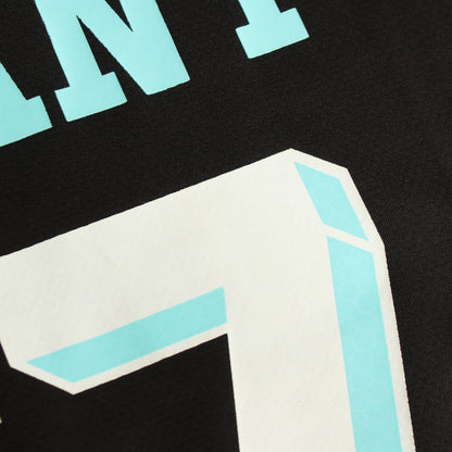 TIFFANY & Co. × Mitchell & Ness × NFL 半袖Tシャツ Vネック ブラック ターコイズブルー ティファニー トップス TIFFANY & Co.