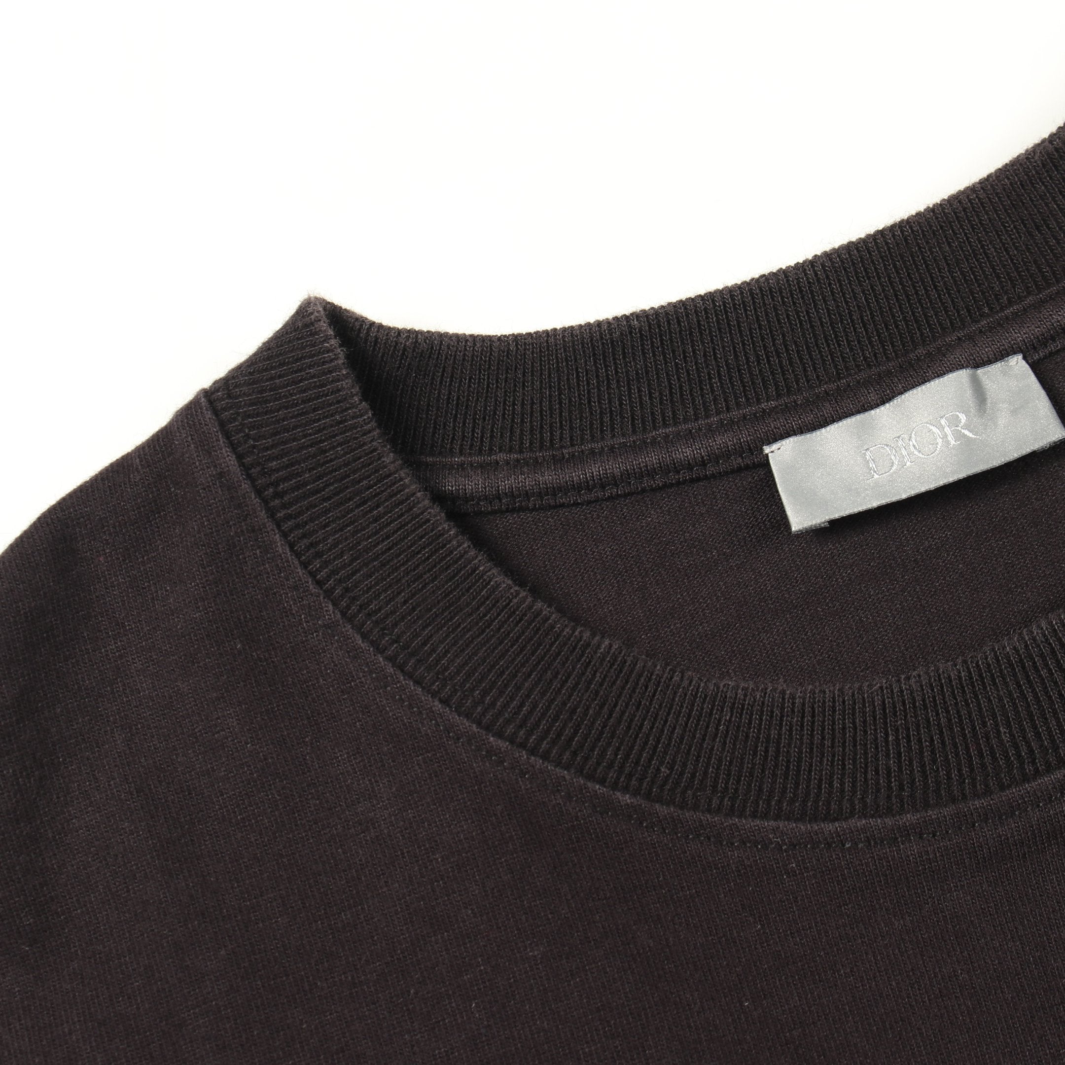 DIOR × Shawn Stussy 半袖Tシャツ クルーネック ワンポイント刺繍