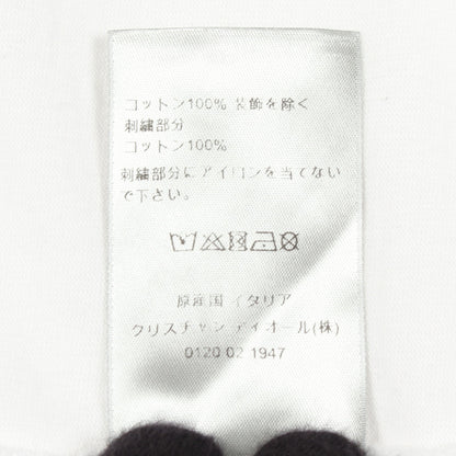 ロゴ刺繍 半袖Tシャツ コットン ホワイト ディオール トップス DIOR