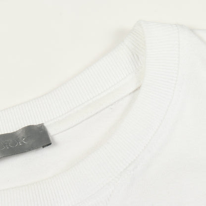 ロゴ刺繍 半袖Tシャツ コットン ホワイト ディオール トップス DIOR