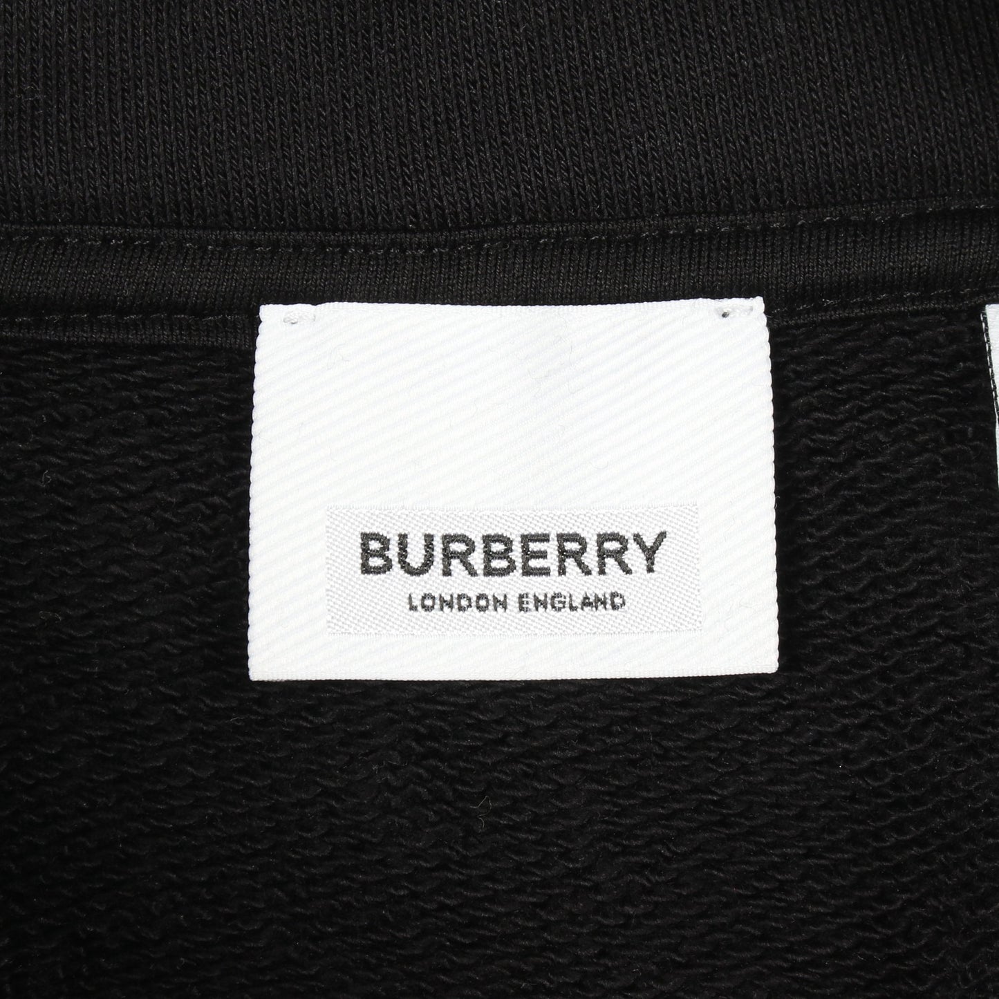 プルオーバーパーカー ユニコーン コットン ブラック バーバリー