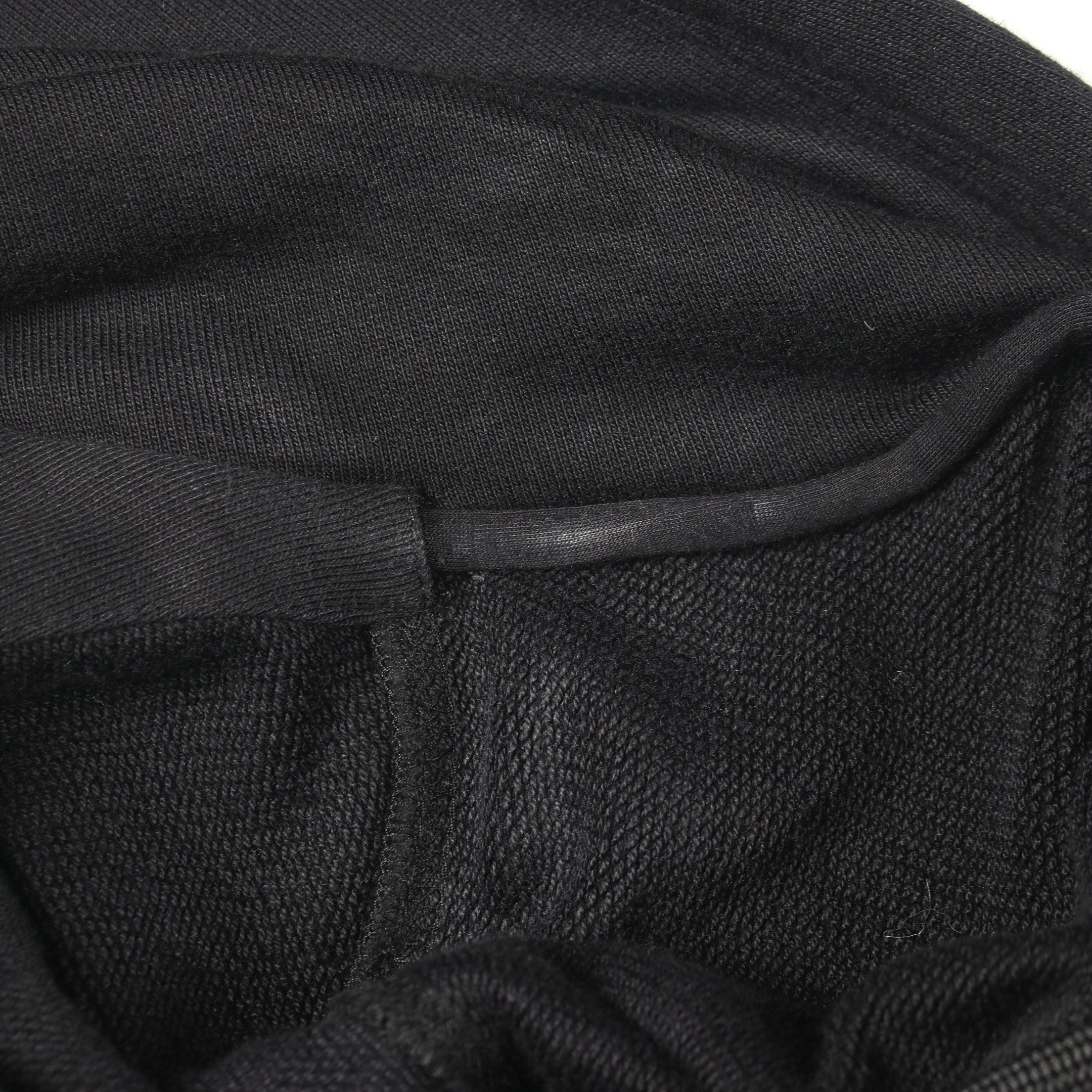 Re-Nylon プルオーバーパーカー コットン ナイロン ブラック 切替 三角