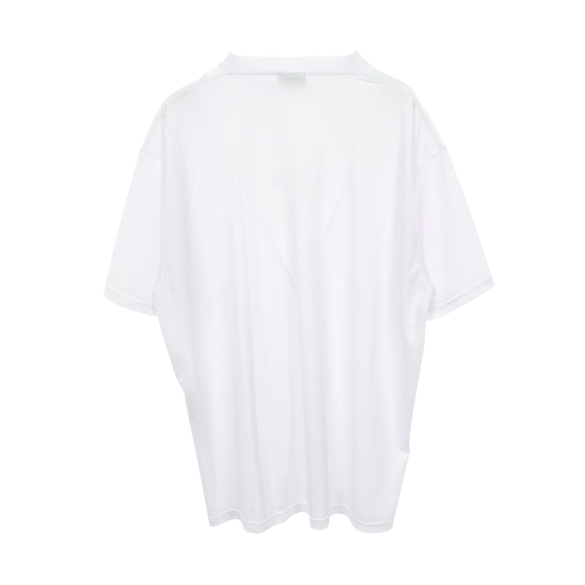 テクニカルメッシュ スイムTシャツ 半袖Tシャツ クルーネック ロゴ オフホワイト バレンシアガ トップス BALENCIAGA