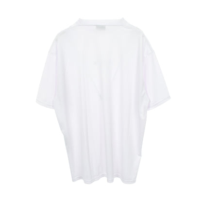 テクニカルメッシュ スイムTシャツ 半袖Tシャツ クルーネック ロゴ オフホワイト バレンシアガ トップス BALENCIAGA