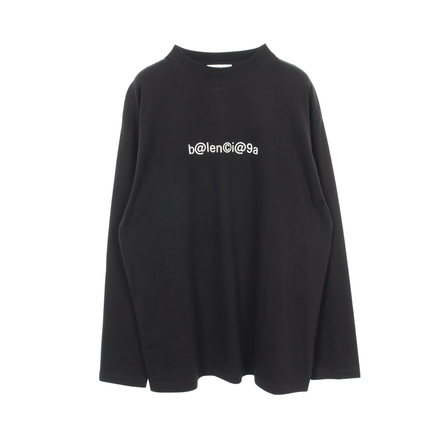 SYMBOLIC LOGO 長袖Tシャツ コットン ブラック バレンシアガ トップス BALENCIAGA