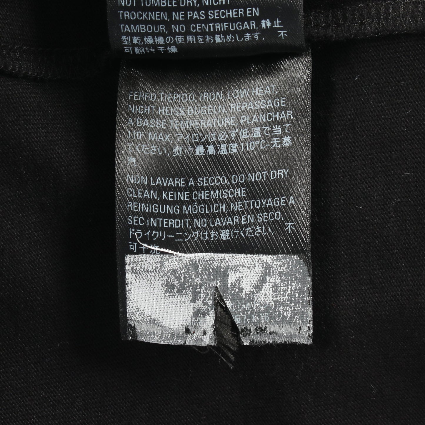 SYMBOLIC LOGO 長袖Tシャツ コットン ブラック バレンシアガ トップス BALENCIAGA