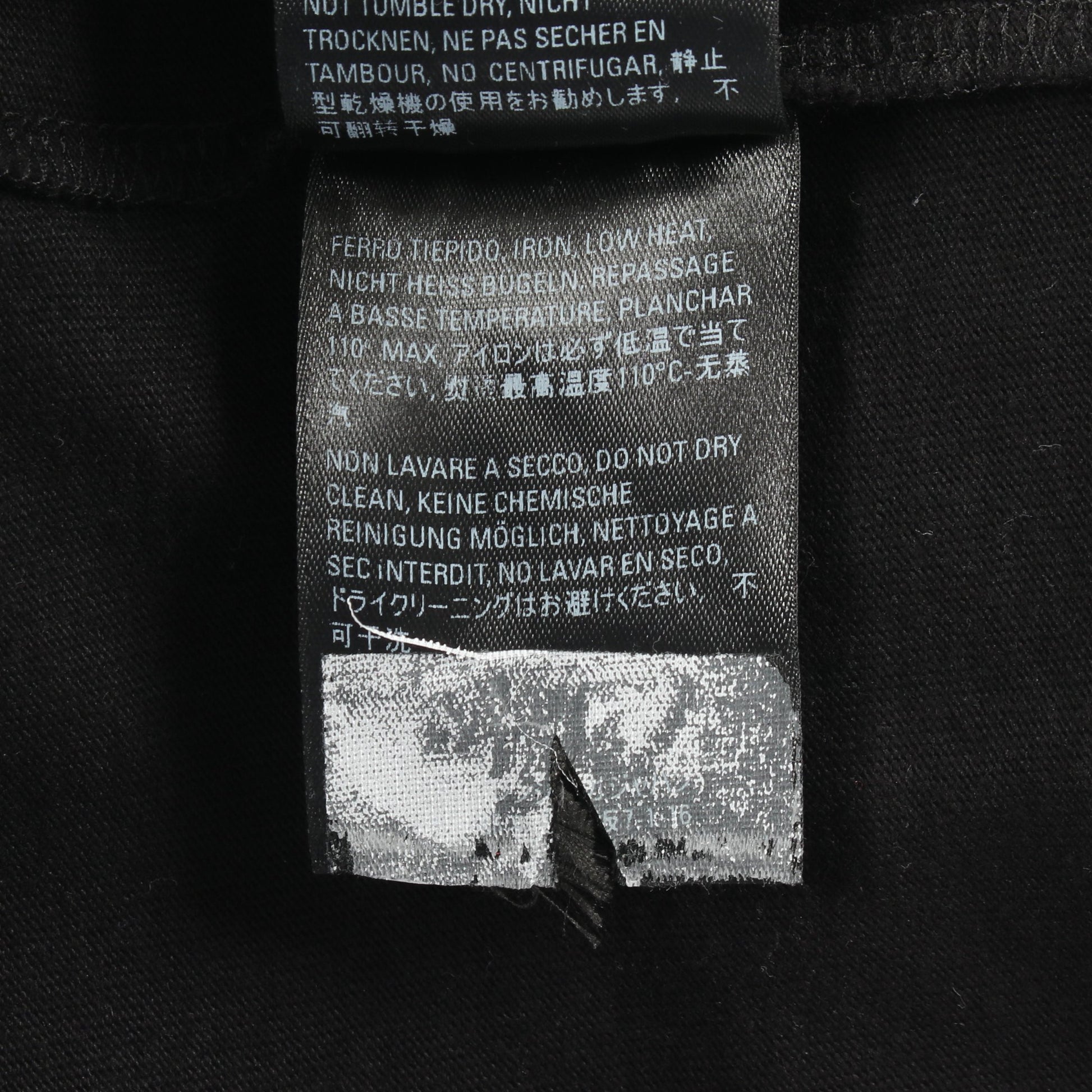 SYMBOLIC LOGO 長袖Tシャツ コットン ブラック バレンシアガ トップス BALENCIAGA