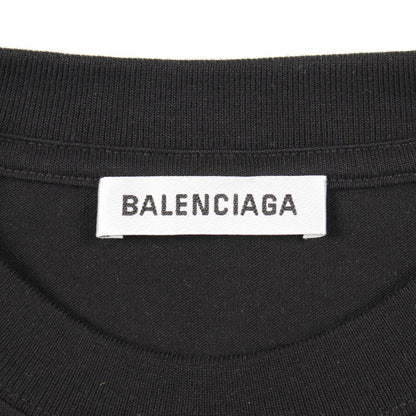 SYMBOLIC LOGO 長袖Tシャツ コットン ブラック バレンシアガ トップス BALENCIAGA