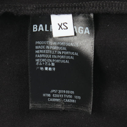 SYMBOLIC LOGO 長袖Tシャツ コットン ブラック バレンシアガ トップス BALENCIAGA