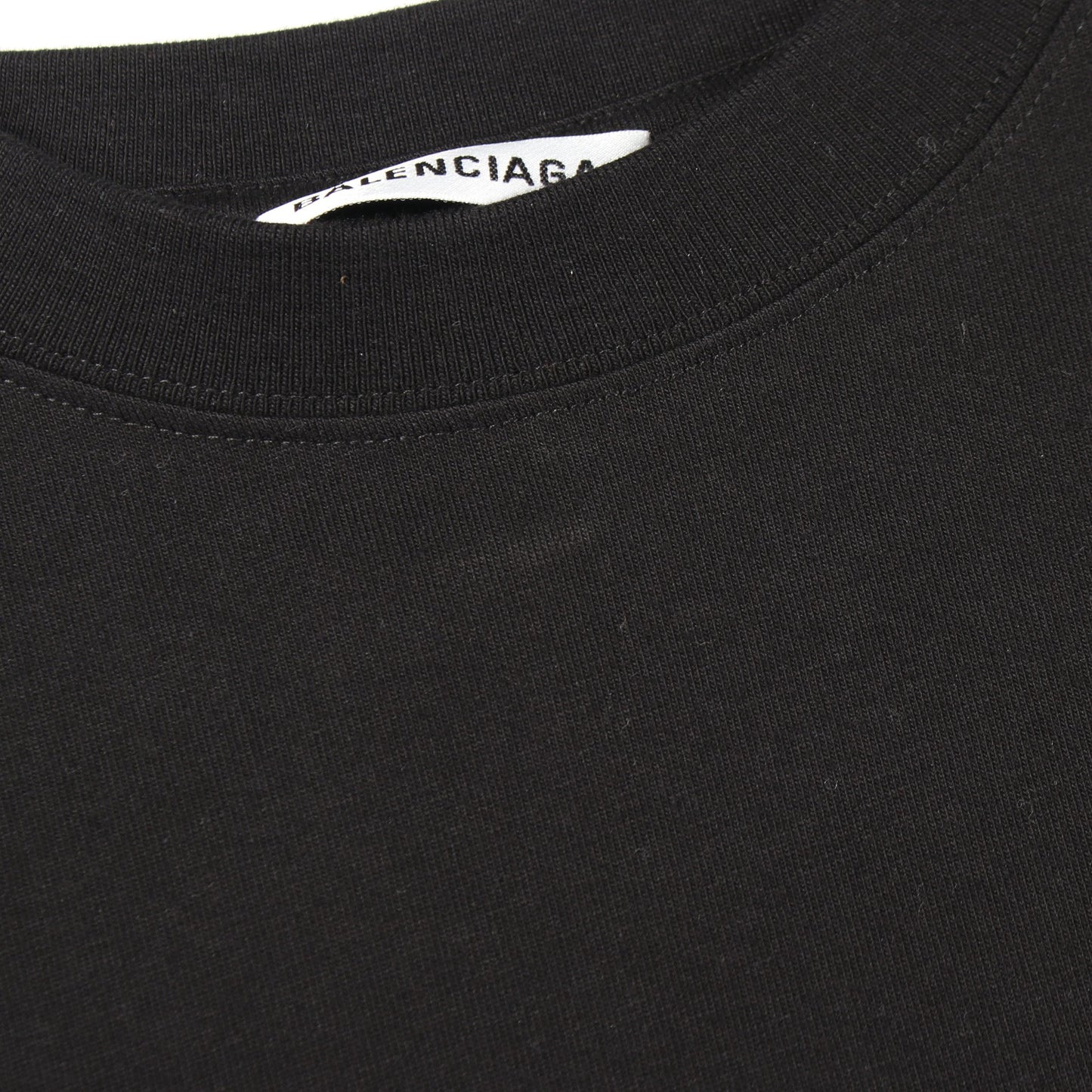 SYMBOLIC LOGO 長袖Tシャツ コットン ブラック バレンシアガ トップス BALENCIAGA