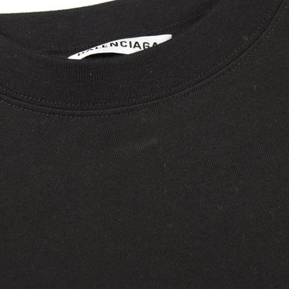SYMBOLIC LOGO 長袖Tシャツ コットン ブラック バレンシアガ トップス BALENCIAGA