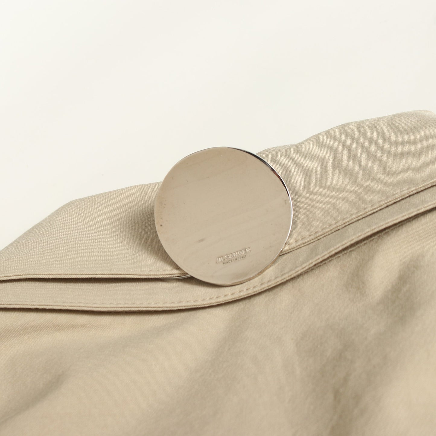 レイヤード シャツ コットン ベージュ ジルサンダー トップス JIL SANDER