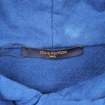 LV Tie Dye Hoodie プルオーバーパーカー タイダイ柄 コットン ブルー ホワイト ルイヴィトン トップス LOUIS VUITTON