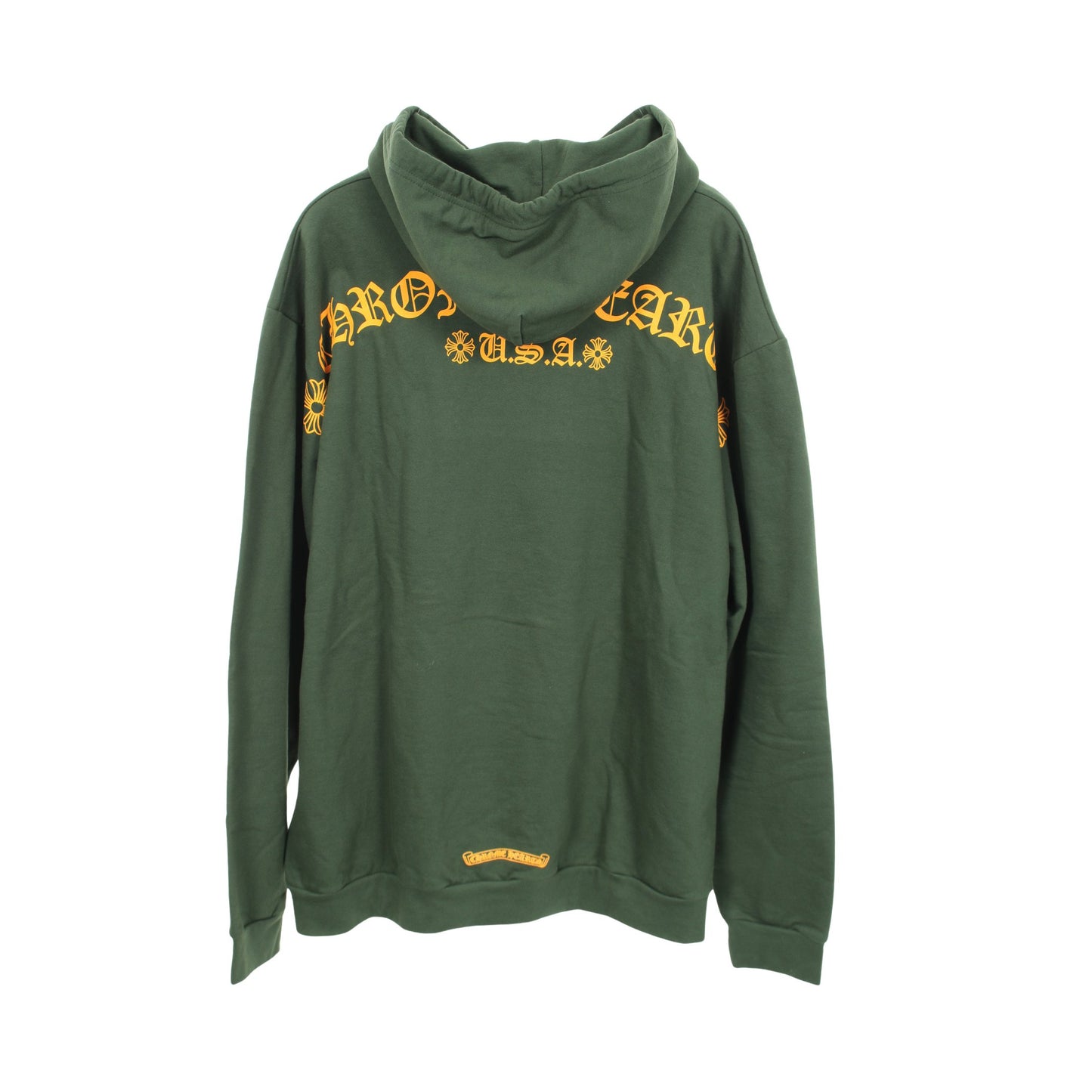 プルオーバーパーカー アーチロゴ コットン グリーン クロムハーツ トップス Chrome Hearts