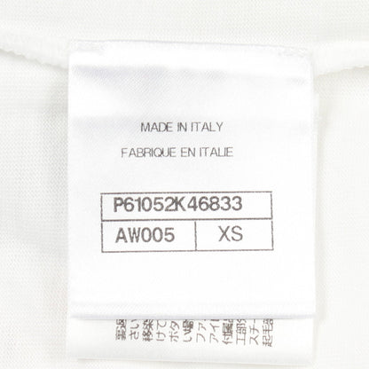CHANEL × Pharrell Williams ロゴ 半袖Tシャツ コットン ホワイト マルチカラー ビーズ スパンコール シャネル トップス CHANEL