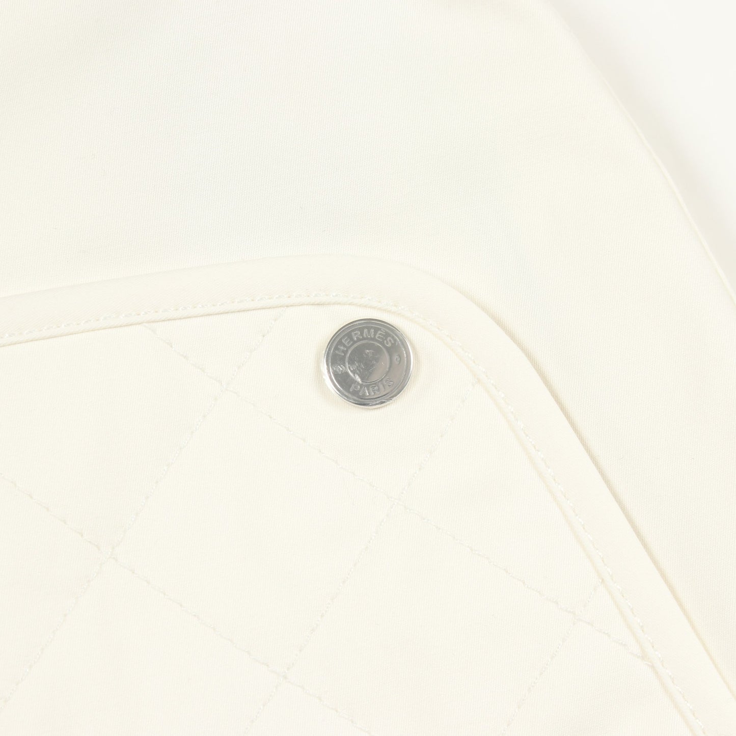 DIAMANT EQUESTRE キルティング スカート コットン オフホワイト エルメス ボトムス HERMES