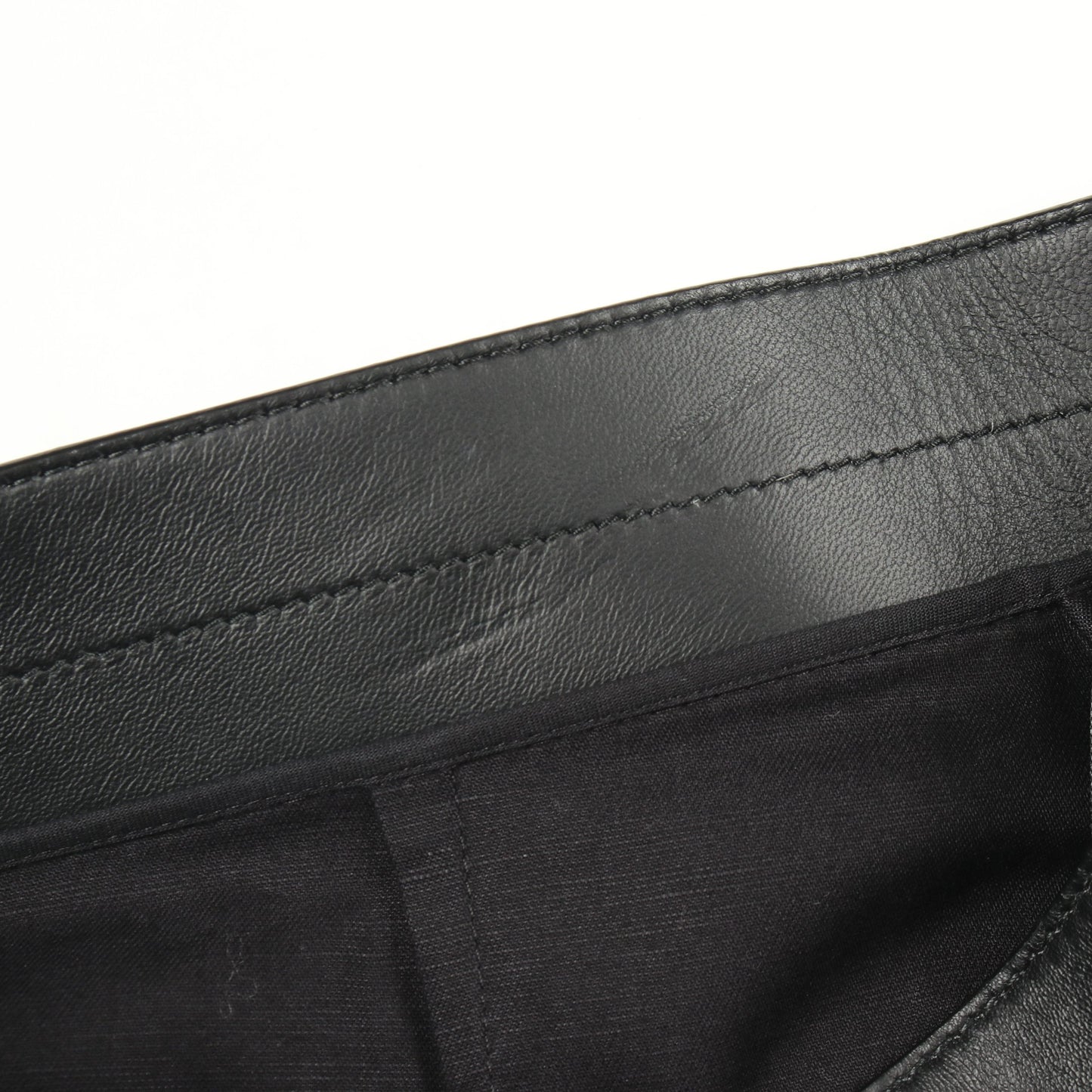 ラップスカート コットン リネン ラムレザー ブラック ロエベ ボトムス LOEWE