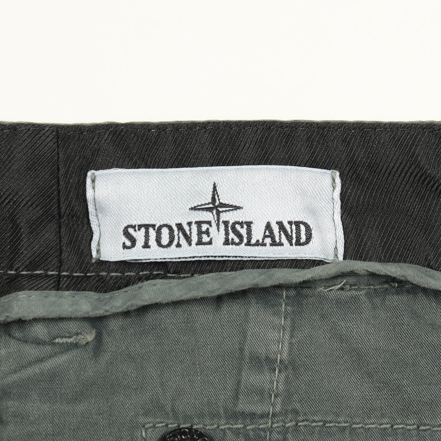 カーゴバミューダショートパンツ カーゴパンツ コットン グレーグリーン ストーンアイランド ボトムス Stone Island