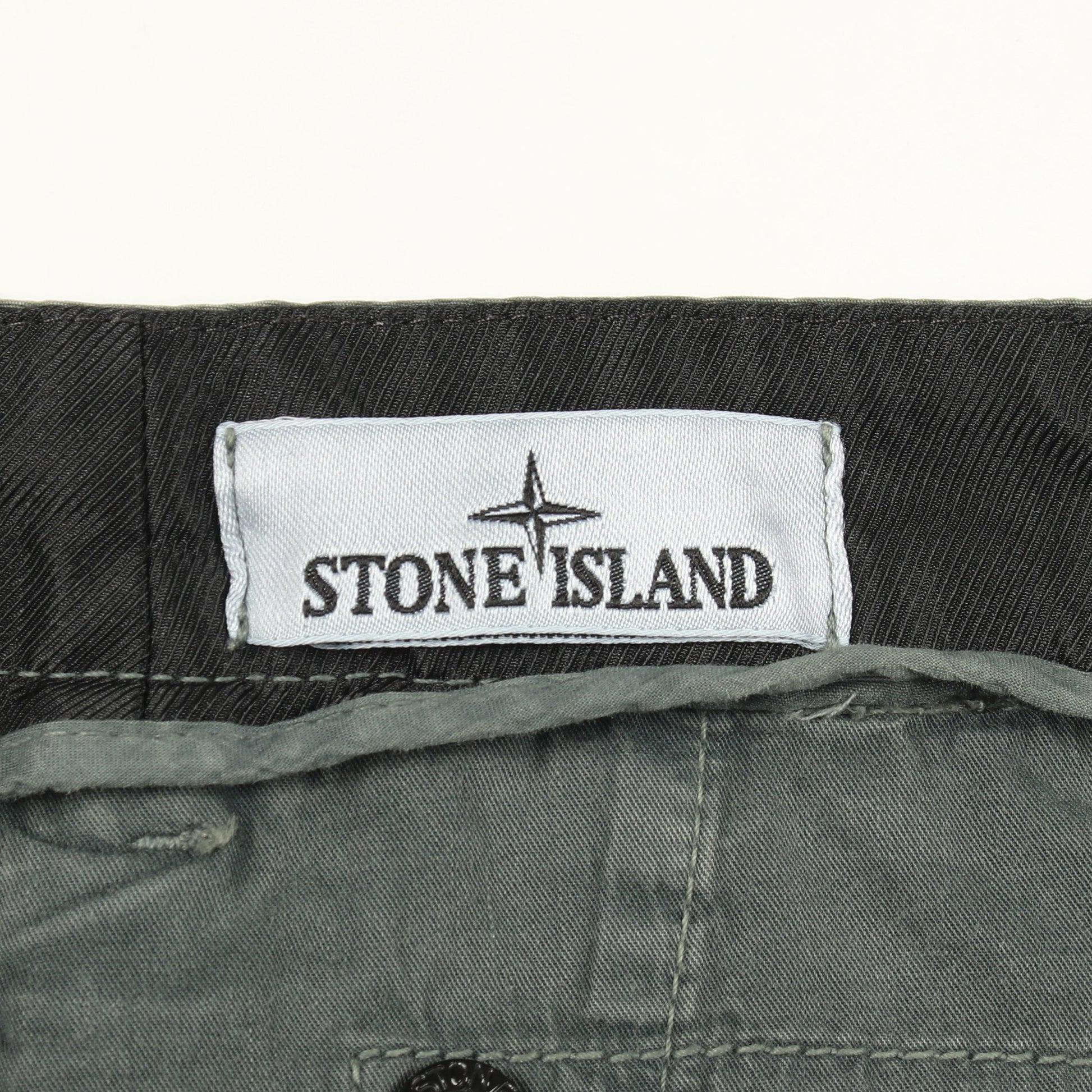 カーゴバミューダショートパンツ カーゴパンツ コットン グレーグリーン ストーンアイランド ボトムス Stone Island