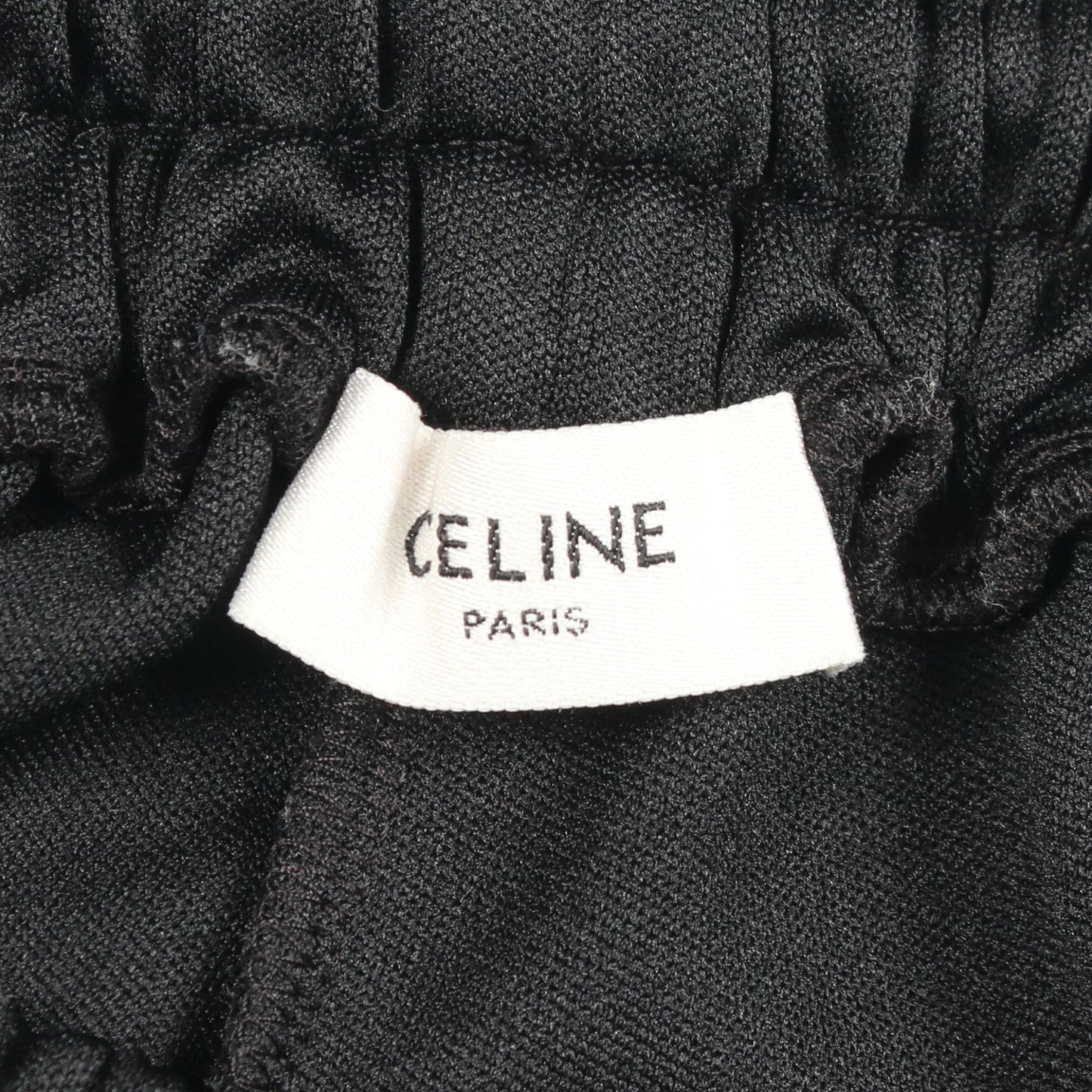 ショート スウェットパンツ ロゴ ブラック セリーヌ ボトムス CELINE