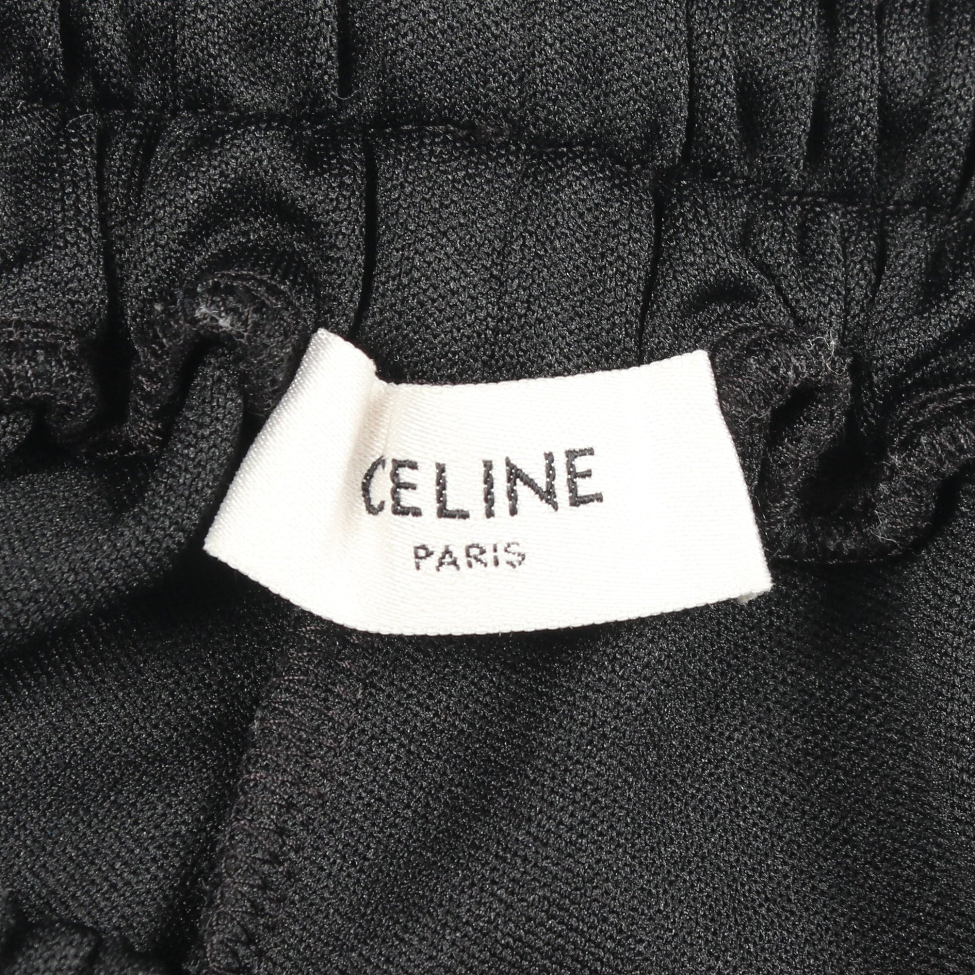 ショート スウェットパンツ ロゴ ブラック セリーヌ ボトムス CELINE