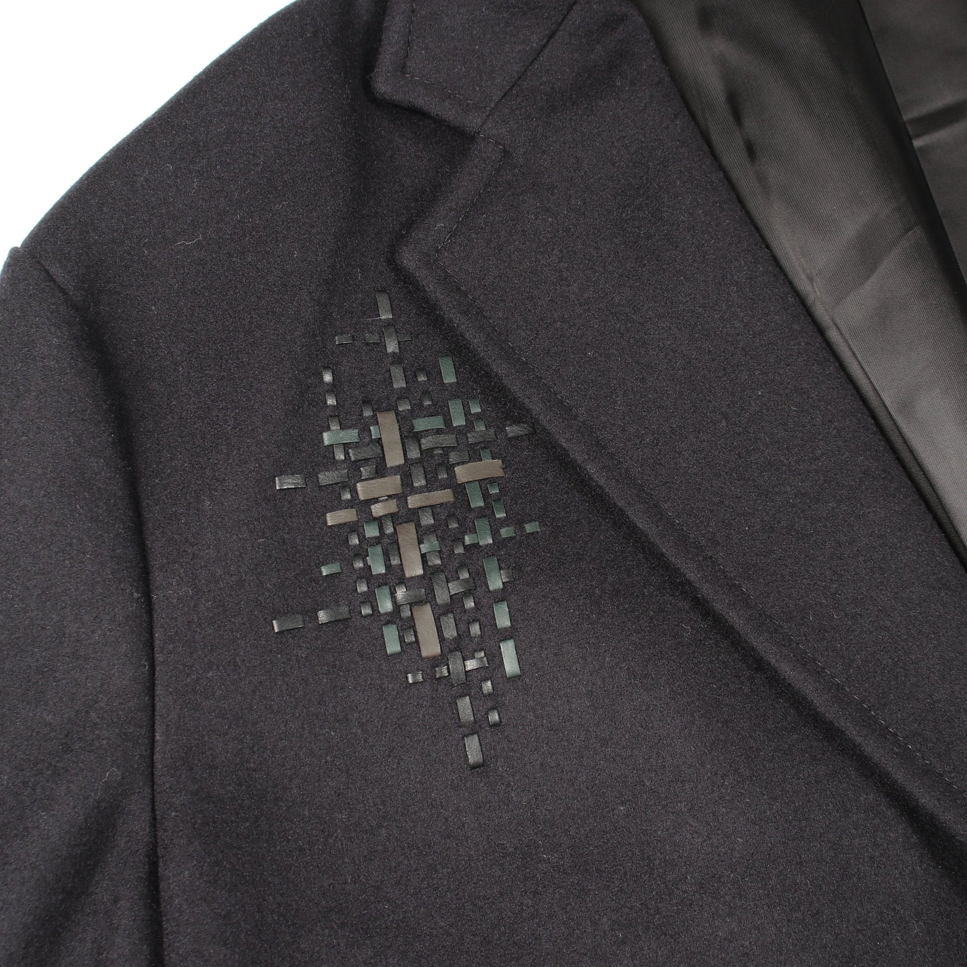 テーラードジャケット ウール カシミヤ ブラック エルメス アウター HERMES